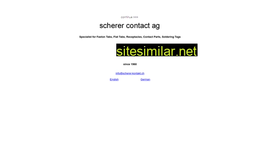 scherer-contact.ch alternative sites