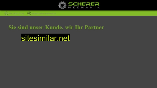 Scherer-mechanik similar sites