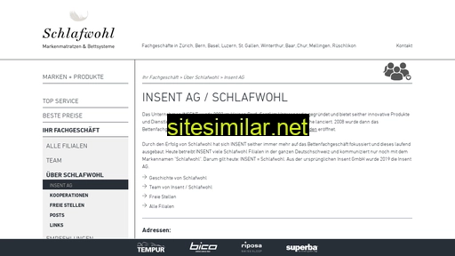 schlafwohl.ch alternative sites