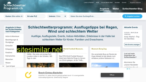 schlechtwetterprogramm.ch alternative sites