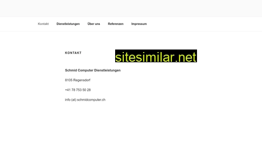 schmidcomputer.ch alternative sites
