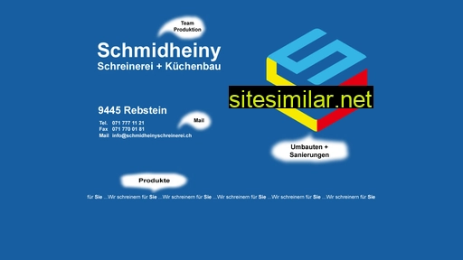 schmidheinyschreinerei.ch alternative sites