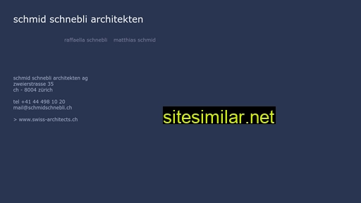 schmidschnebli.ch alternative sites