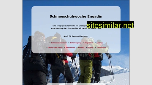 schneeschuhwoche-engadin.ch alternative sites