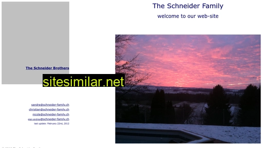 schneider-family.ch alternative sites