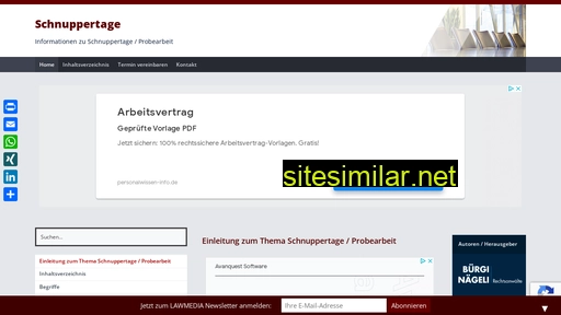 schnupper-tage.ch alternative sites