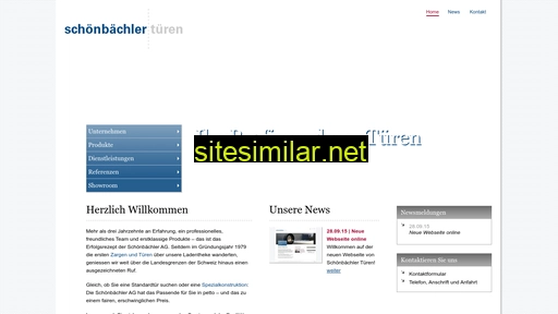 Schoenbaechler-tueren similar sites
