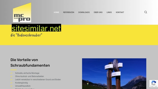 schraubfundament.ch alternative sites