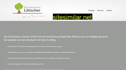 schreinerei-loetscher.ch alternative sites