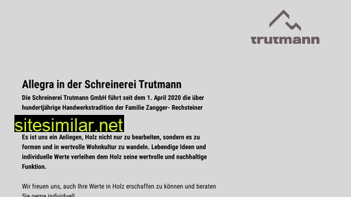 schreinerei-trutmann.ch alternative sites