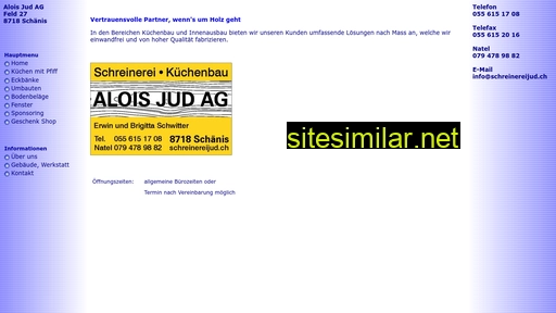 schreinereijud.ch alternative sites