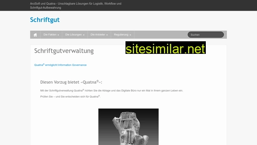 schriftgutverwaltung.ch alternative sites