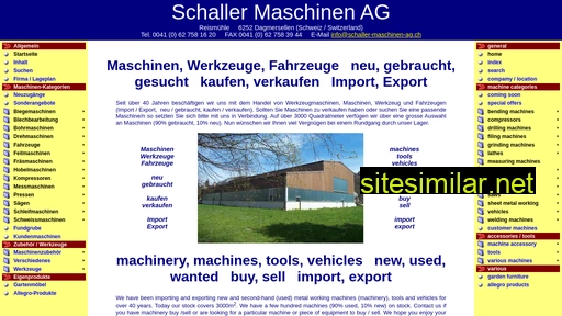 schaller-maschinen-ag.ch alternative sites