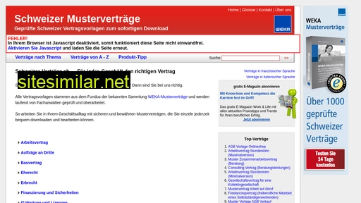 schweizer-vertraege.ch alternative sites