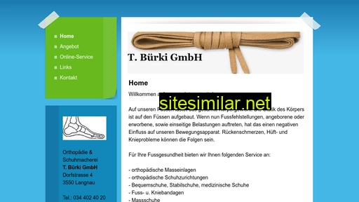 schuhmachereibuerki.ch alternative sites