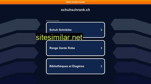 schuhschrank.ch alternative sites
