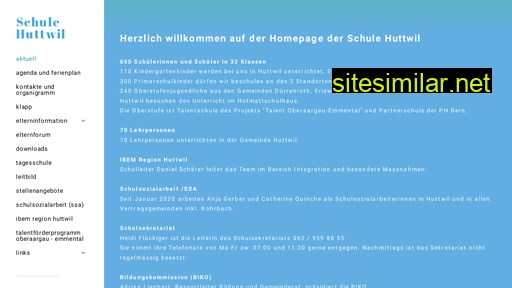 schulehuttwil.ch alternative sites