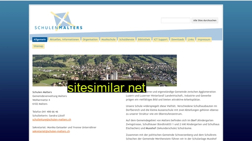 schulen-malters.ch alternative sites
