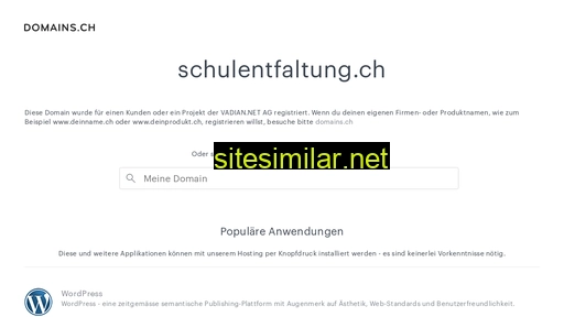 schulentfaltung.ch alternative sites