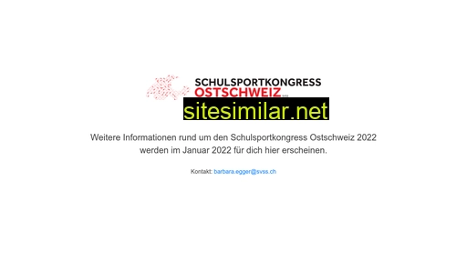 schulsportkongress.ch alternative sites