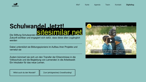 schulwandel.ch alternative sites