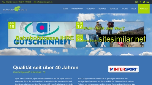 schulzesport.ch alternative sites