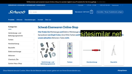 schwab-eisenwaren.ch alternative sites
