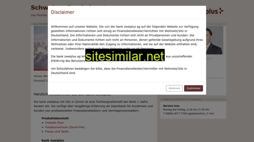 schweizer-fondsdepot.ch alternative sites