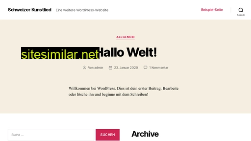 schweizerkunstlied.ch alternative sites
