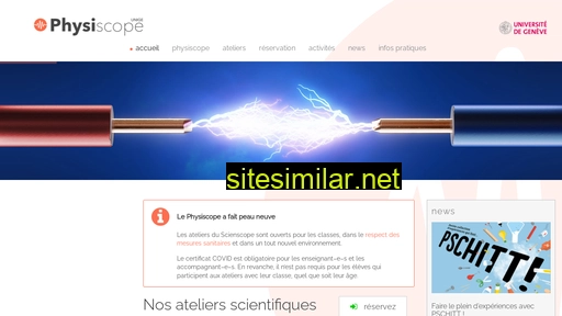scienscope.unige.ch alternative sites