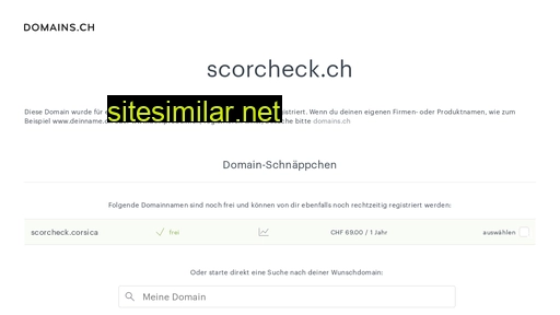 scorcheck.ch alternative sites