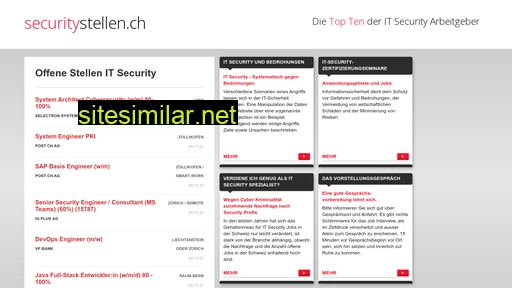 securitystellen.ch alternative sites
