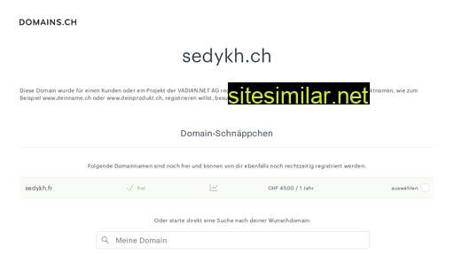 sedykh.ch alternative sites