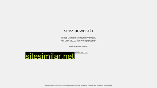 seez-power.ch alternative sites