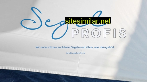 segelprofis.ch alternative sites