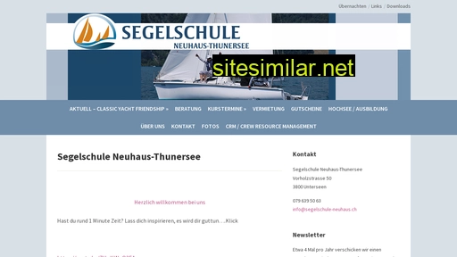 segelschule-neuhaus.ch alternative sites