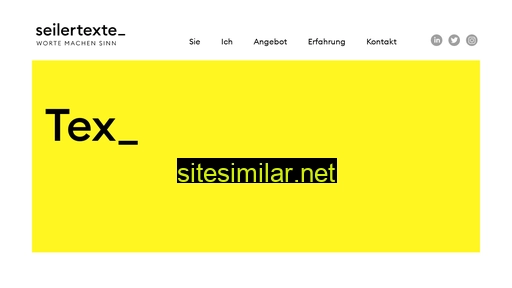 seilertexte.ch alternative sites