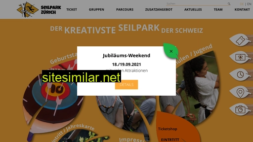 seilpark-zuerich.ch alternative sites