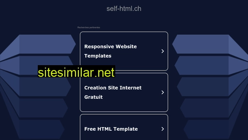 self-html.ch alternative sites
