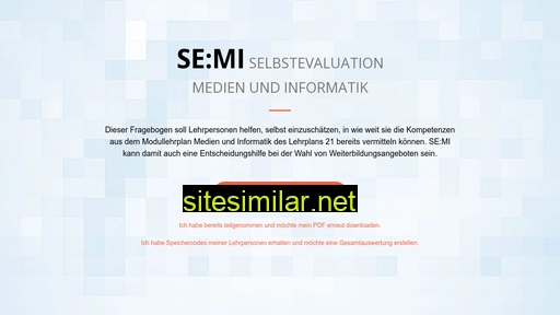 semifragebogen.ch alternative sites