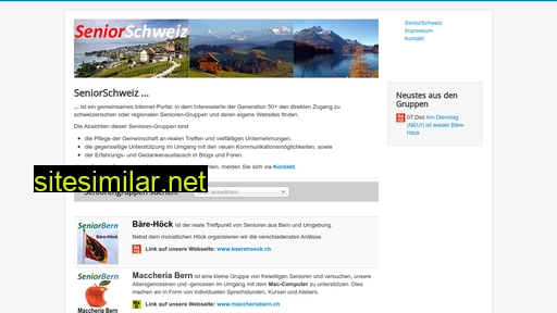 seniorschweiz.ch alternative sites