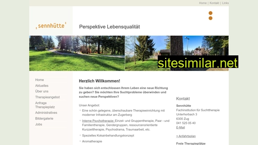sennhuette-zug.ch alternative sites