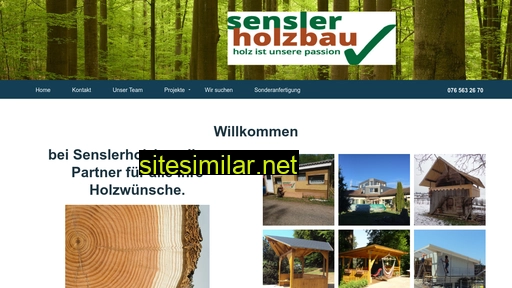 senslerholzbau.ch alternative sites