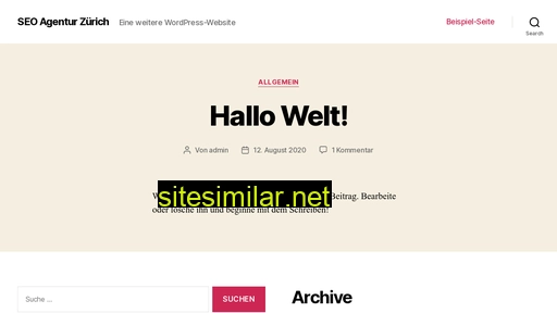 seoagenturzuerich.ch alternative sites