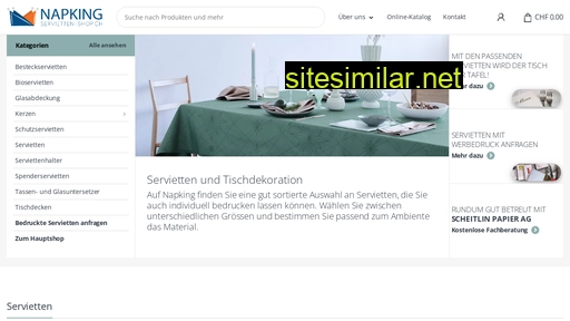 servietten-shop.ch alternative sites