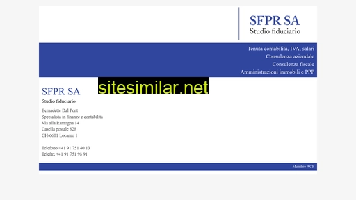 sfpr.ch alternative sites