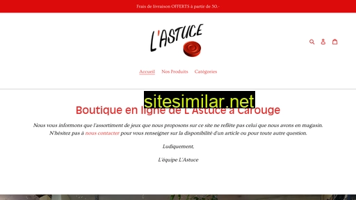 shop.astuce-jeux.ch alternative sites