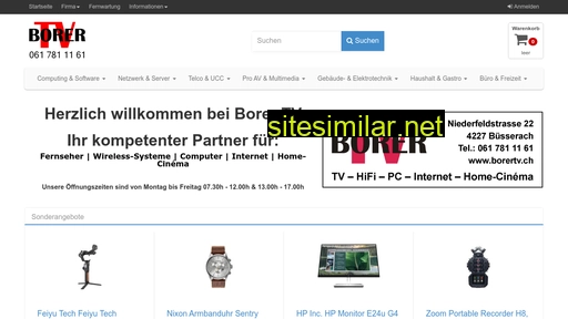 shop.borertv.ch alternative sites