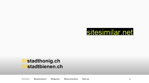 shstadtbienen.ch alternative sites