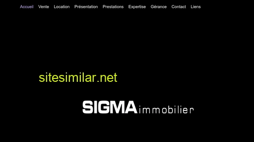 sigmaimmobilier.ch alternative sites